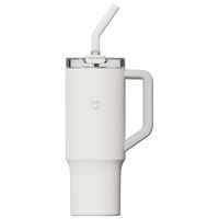 小米 Xiaomi 吸管保温杯 316L不锈钢 1000ml 杏仁白