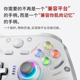 AOLION澳加狮 K30 无线蓝牙 光影白+智能座充 游戏手柄