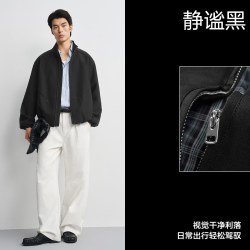 太平鸟 男士哈灵顿夹克 BABCG3279