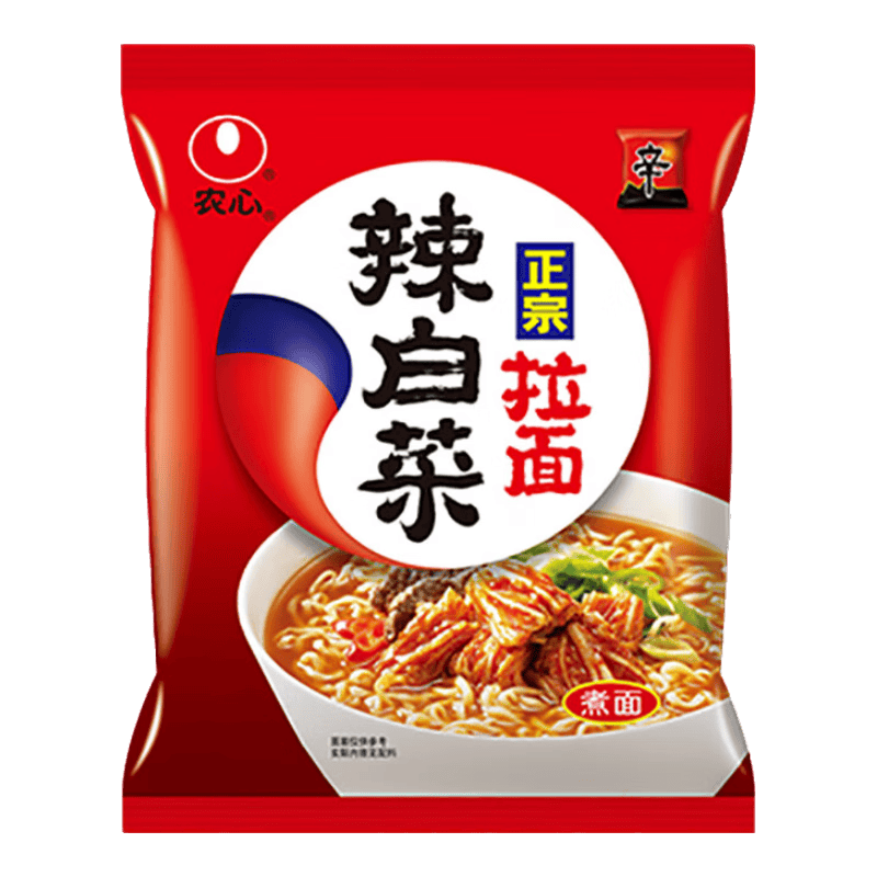 农心 辛拉面方便面 辣白菜味 120g*5包