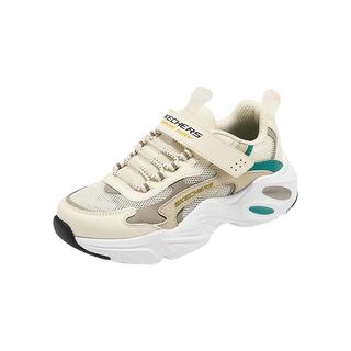 SKECHERS/斯凯奇 303967L 魔术贴缓震老爹运动鞋 自然色 35