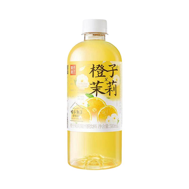 果子熟了 橙子茉莉口味 500mL*15瓶 果汁茶饮料