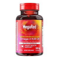 MegaRed 南极磷虾油软胶囊深海鱼油omega-3日常护血管高纯度500mg40粒
