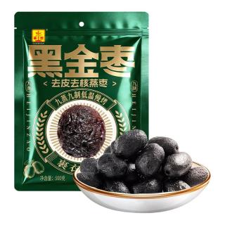 华聚 九蒸九制黑金枣 500g*1袋