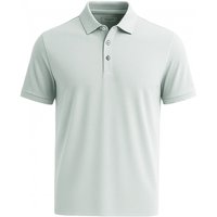 雅戈尔 YOUNGOR 短袖POLO衫男 棉混纺扁机领提花 100S棉涤拉架 浅灰 VSPC513138EFA XL
