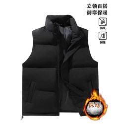 羽绒棉马甲男冬季新款工装潮流保暖背心青年宽松休闲外套加厚坎肩