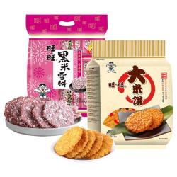 旺旺 大米饼400g+黑米雪饼258g