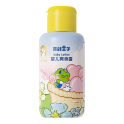 青蛙王子 婴儿爽身露液体爽身粉桃子水露新生宝宝清爽舒肤护臀桃叶精华 50ml*1瓶
