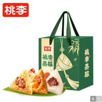 移动端、京东百亿补贴、今日必买：桃李 红枣彩豆沙玫瑰鲜肉混合味咸甜粽 粽子 770g