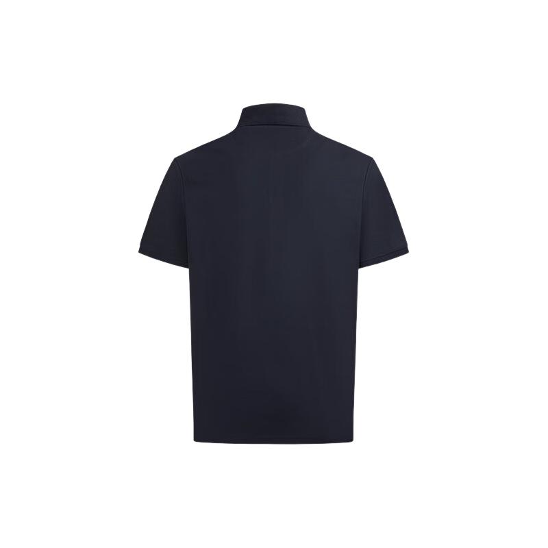 Hush Puppies/暇步士 冰感舒爽短袖Polo衫 墨蓝色 XL