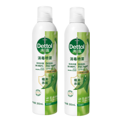 滴露 香氛消毒除菌喷雾 清晨露珠380ml*2瓶