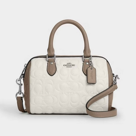 COACH MINI ROWAN 女士单肩斜挎手提波士顿包CY744