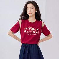 Baleno/班尼路 圆领短袖T恤女