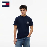TOMMY HILFIGER Tommy26春夏男装纯棉休闲签名字母印花短袖上衣T恤