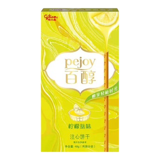 格力高 百醇柠檬挞涂层饼干棒 48g