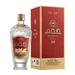 五粮液 经典10 52%vol 浓香型白酒 500ml 单瓶装