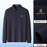 MONTAGUT/梦特娇 2026春夏男士长袖POLO衫