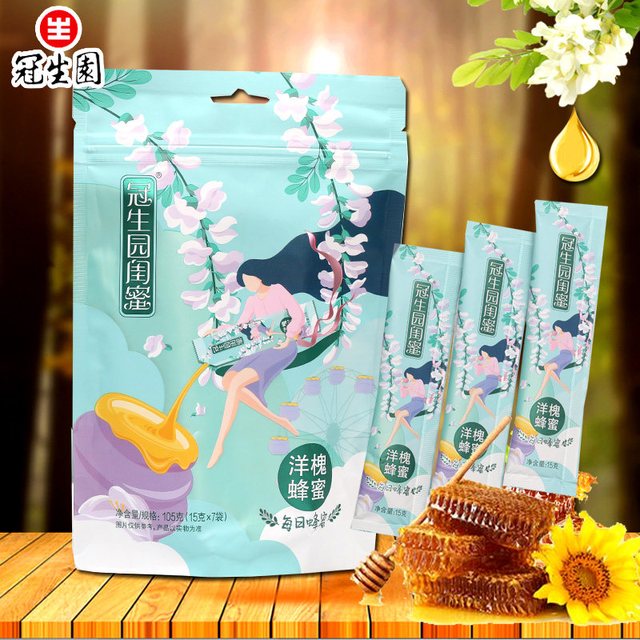冠生园 洋槐蜂蜜便携装 32袋*2盒 768克