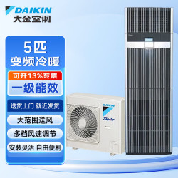 DAIKIN 成套_FVAN05AAK(220V)空气调节  5匹一级能效商用机房空调 冷暖配电室用柜机