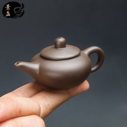 景盏 创意袖珍可养紫泥神灯壶