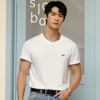 Levi's 夏季男士简约休闲时尚好搭LOGO印花短袖T恤