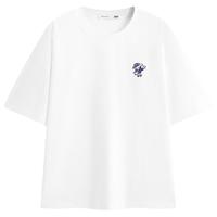 PEACEBIRD/太平鸟 滑板小狗联名纯棉短袖T恤
