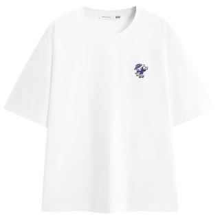 PEACEBIRD/太平鸟 滑板小狗联名纯棉短袖T恤