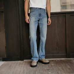 Levi's 男士美式休闲修身靴形牛仔裤 00517-0312