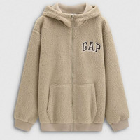 Gap 88vip: LOGO仿羊羔绒卫衣841337