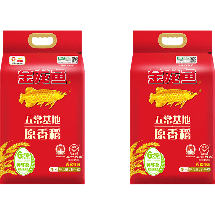 金龙鱼 五常大米 原香稻 5kg*1袋