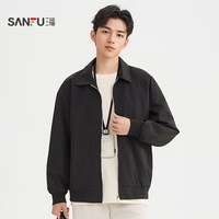 三福 男士解构分割翻领夹克 523513