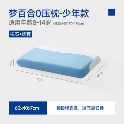 MLILY 梦想家 ZT07 0压枕 60x40x7cm 透气排汗清爽舒适