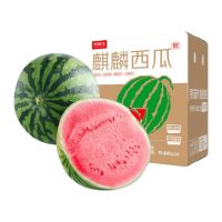 移动端、京东百亿补贴：京鲜生 无籽麒麟西瓜 1粒装 净重5-7斤