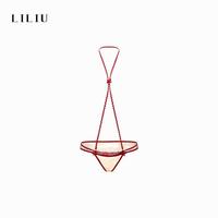 LILIU 蕾丝边低腰女士三角内裤