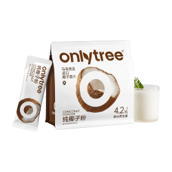 onlytree 纯椰子粉 马来西亚冷萃椰奶 生椰拿铁咖啡伴侣 308g