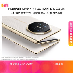 华为 Mate XTs 非凡大师 折叠屏手机 16GB+256GB 皓白