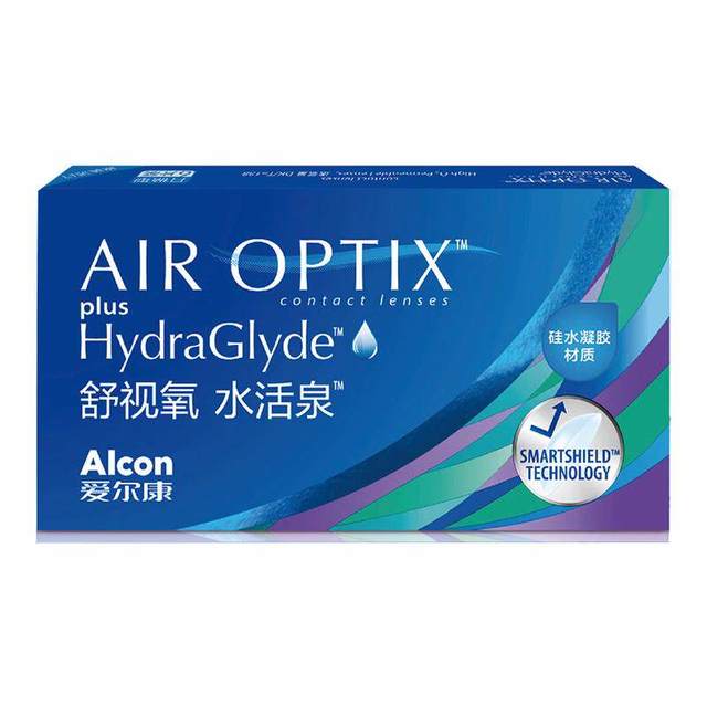 爱尔康 月抛舒视氧水活泉软性亲水接触镜