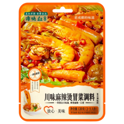 谭鸭血 川味麻辣烫冒菜调料 120g 赠湘味鲜小炒汁调料80g