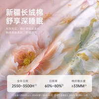 梦洁家纺 60支长绒棉贡缎四件套