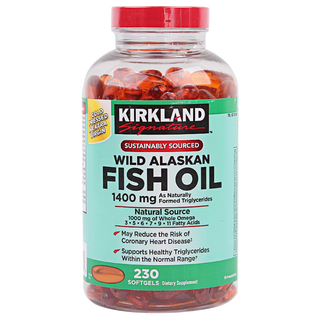 Kirkland Signature 科克兰 深海三文鱼油软胶囊 1400mg*230粒
