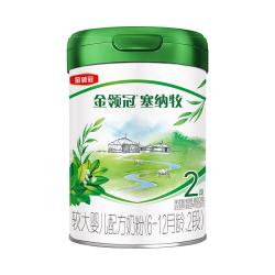 伊利 金领冠塞纳牧有机A2β-酪蛋白较大婴儿奶粉2段(6-12月)800g*1罐