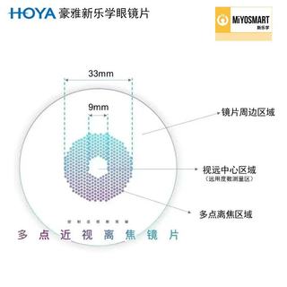 HOYA/豪雅 新乐学M版 多点近视离焦设计眼镜片 1.59树脂 1片装