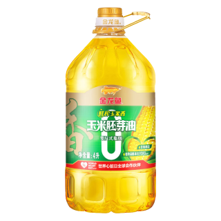 金龙鱼 零反鲜榨玉米胚芽油 4L