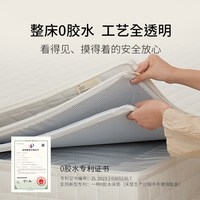 栖作 坚果0胶水可拆卸独立弹簧护脊床垫 双人厚垫
