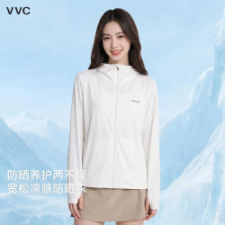 VVC 冰丝凉感防晒衣 雪山白 L