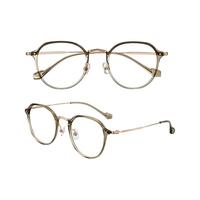 ZEISS/蔡司 佳锐系列冰蓝高清膜单光镜片+Horien镜架Y5005C3 冷茶棕 400度以内