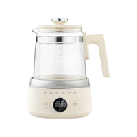 美的 TN15B01 全玻璃恒温水壶 1.5L 暖奶器