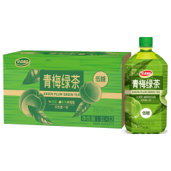 达利园 低糖版青梅绿茶大瓶装1L*12瓶