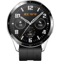 华为 Watch GT3 蓝牙通话 曜石黑 46mm 智能手表