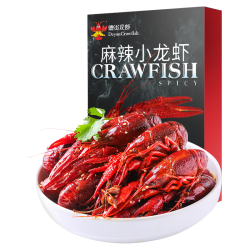德炎龙虾 DeYAN德炎麻辣 小龙虾2.4kg/箱（净虾1.2kg约66-90只）加热即食 &26年新虾